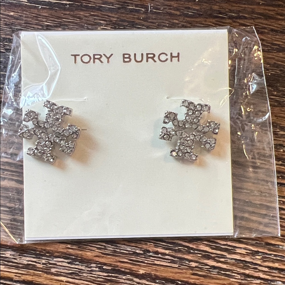 NWT Tory Burch Kira Pave Earrings